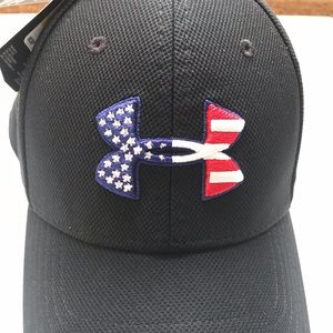 NWT Mens M/L Under Armour Baseball Hat Black